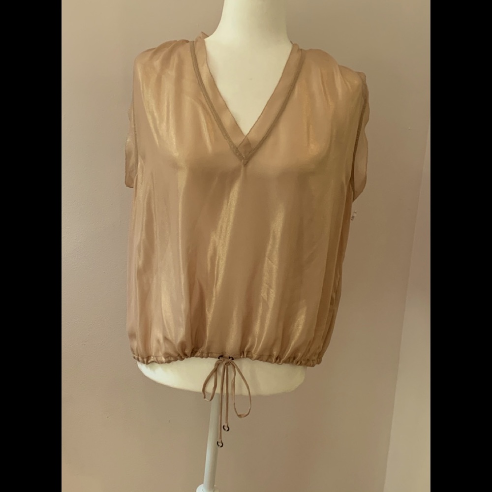 Kennet Cole sheer tunic, size L